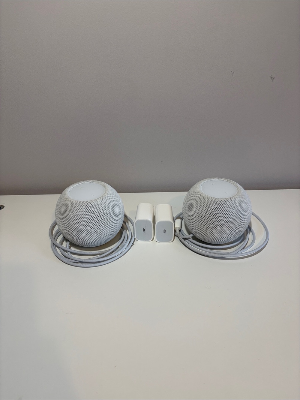 Set of two mini home pods